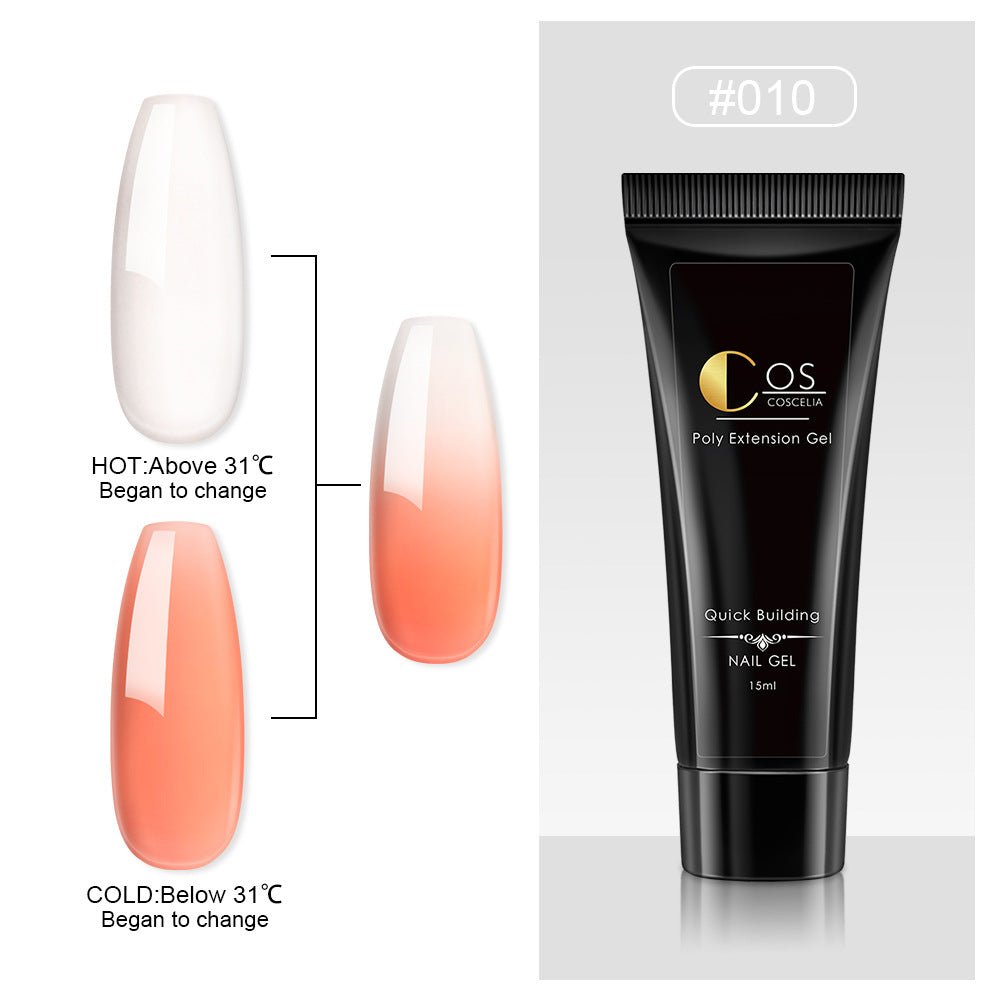 Crystal Ombre Poly Gel Nail Colors - Hands of Hope