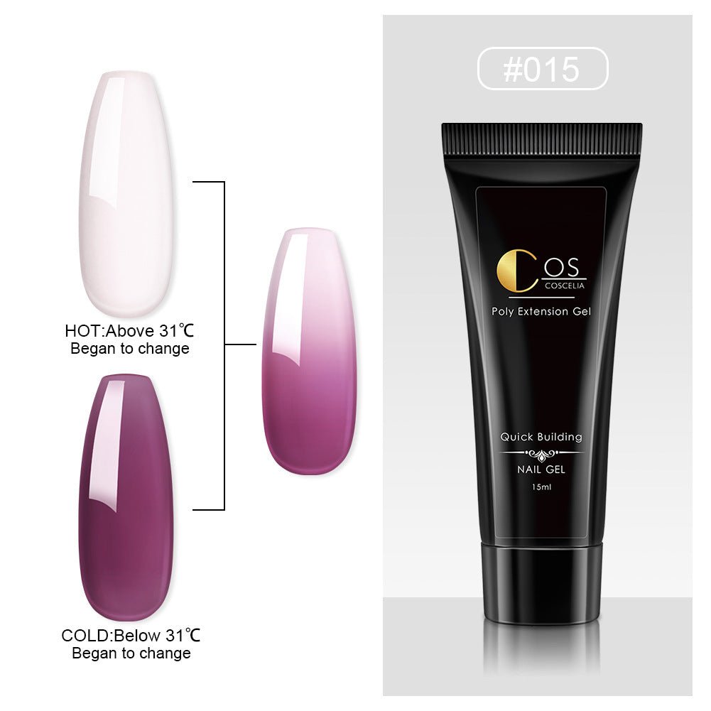 Crystal Ombre Poly Gel Nail Colors - Hands of Hope