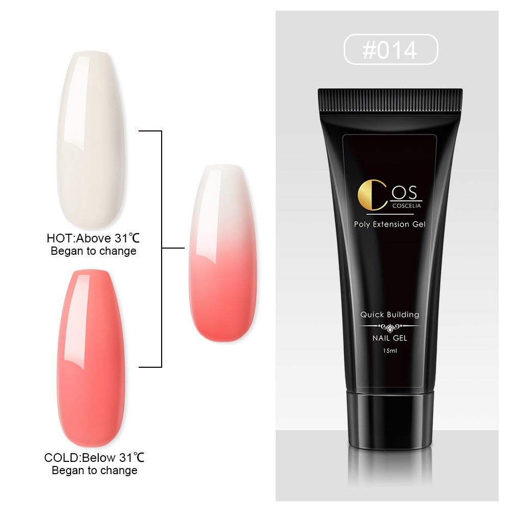 Crystal Ombre Poly Gel Nail Colors - Hands of Hope