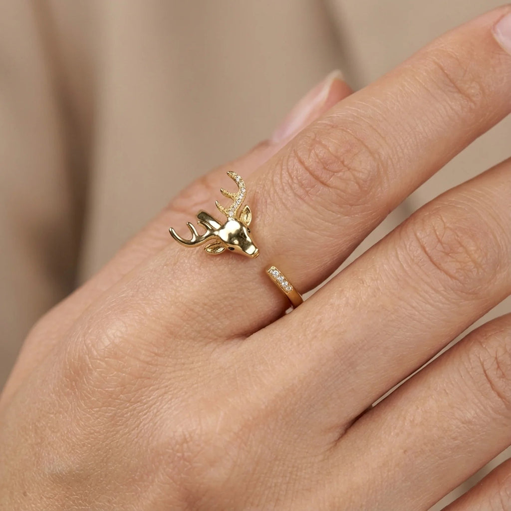 Enchanted Forest Deer Ring - Kingdom Charities Gift Shop
