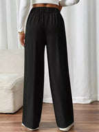 Full Size High - Waisted Wide - Leg Pants Plus Size - Hands of Hope
