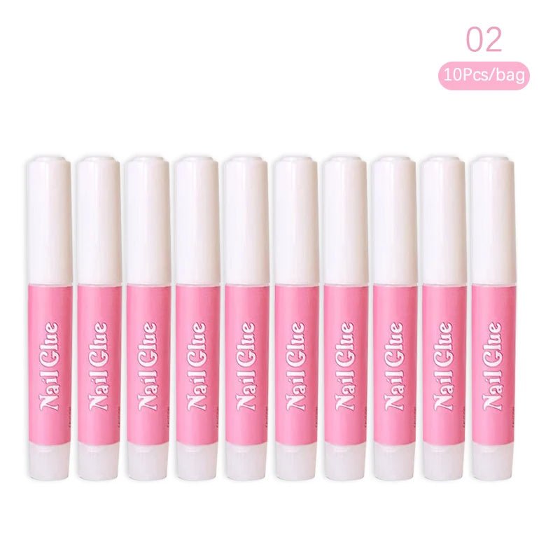 Super Strong Nail Glue Set For False Nail Tips Acrylic Nails Press On Fake Nails Art Decoration Long Lasting Adhesion Gel - Hands of Hope