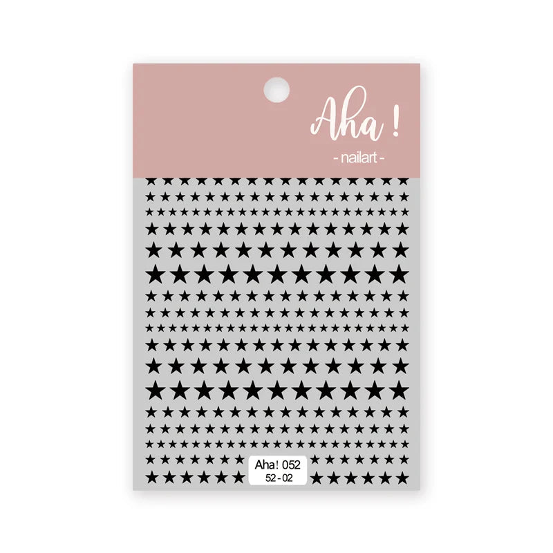 White Bloom Translucent Hollow Butterfly Heart Nail Sticker Press on Nails Decals Hollow Heart Star Moon Shape Sticker Sliders - Hands of Hope