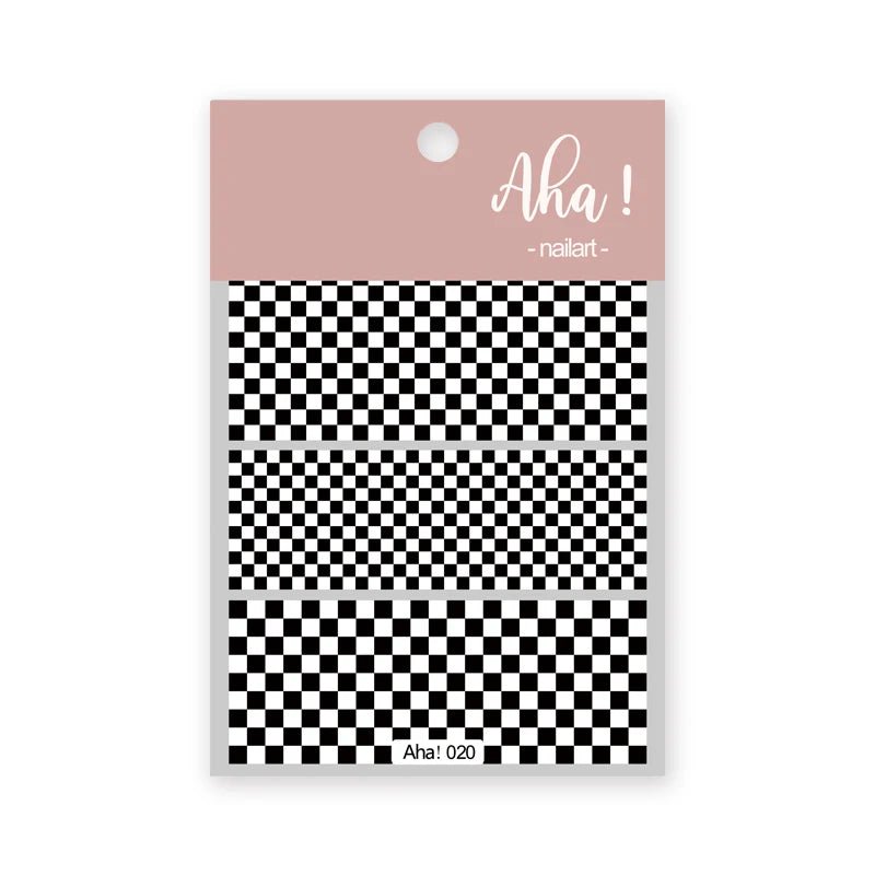 White Bloom Translucent Hollow Butterfly Heart Nail Sticker Press on Nails Decals Hollow Heart Star Moon Shape Sticker Sliders - Hands of Hope